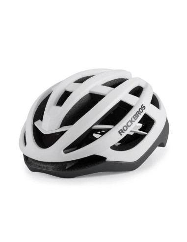Kask rowerowy rockbros hc-58wg-l 58-61 cm - biało-szary