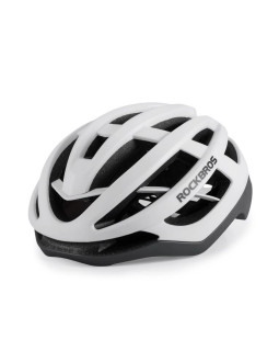 Kask rowerowy rockbros hc-58wg-m 55-58 cm - biało-szary