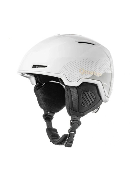 Kask narciarski qunature 10130003002 z nausznikami snowboard 54-58 cm - biały