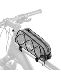 Torba rowerowa rockbros 30120045003 road to sky na górną rurę ramy wodoodporna 0,7l - szara