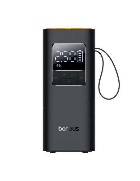 Kompresor baseus supermini pro akumulatorowy z wyświetlaczem - czarny