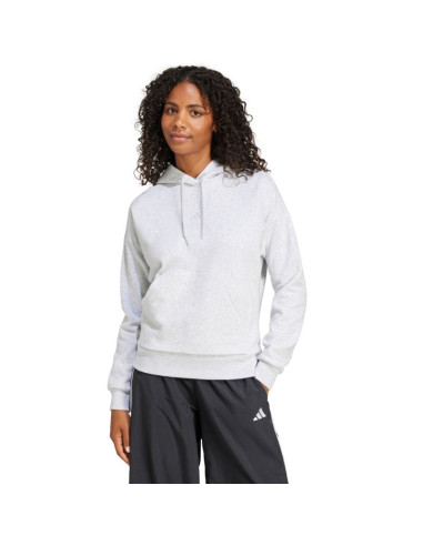 Bluza damska adidas essentials small logo feel cozy jasnoszara jn1853