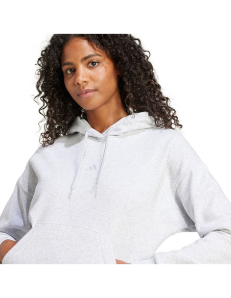 Bluza damska adidas essentials small logo feel cozy jasnoszara jn1853