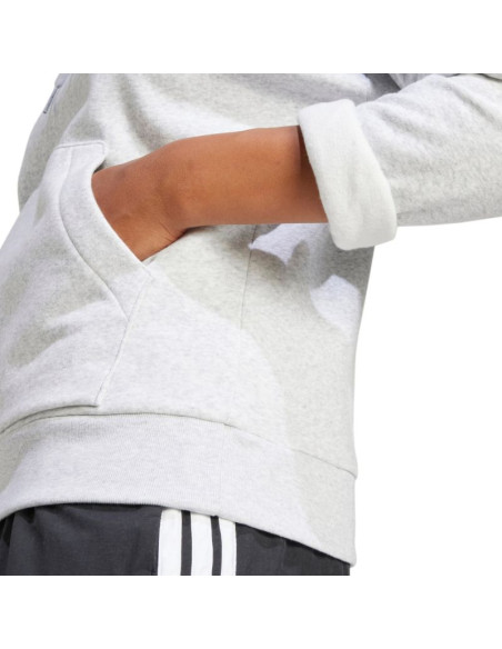 Bluza damska adidas essentials small logo feel cozy jasnoszara jn1853