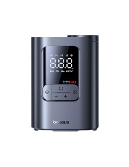 Kompresor bezprzewodowy baseus gotrip va1 super mini z 3 końcówkami - czarny