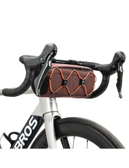 Torba rowerowa rockbros 30110054003 na kierownicę 2,2l - brązowa