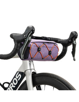Torba rowerowa rockbros 30110054005 na kierownicę 2,2l - fioletowa
