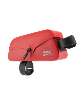 Torba rowerowa rockbros 30120122004 na ramę wodoodporna z magnetycznym zapięciem 0,9l - czerwona
