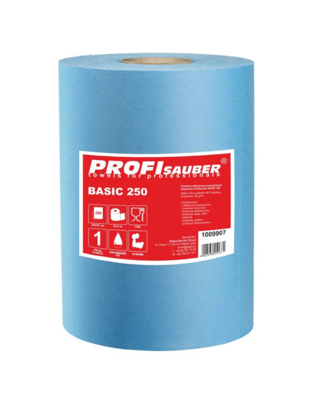 Czyściwo włókninowe przemysłowe bezpyłowe profisauber basic 250