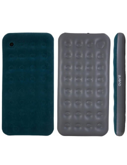 Materac flokowany 1-osobowy z wbudowaną pompką nożną 191x99x22cm 24679 2