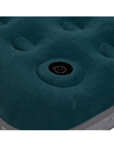 Materac flokowany 1-osobowy z wbudowaną pompką nożną 191x99x22cm 24679