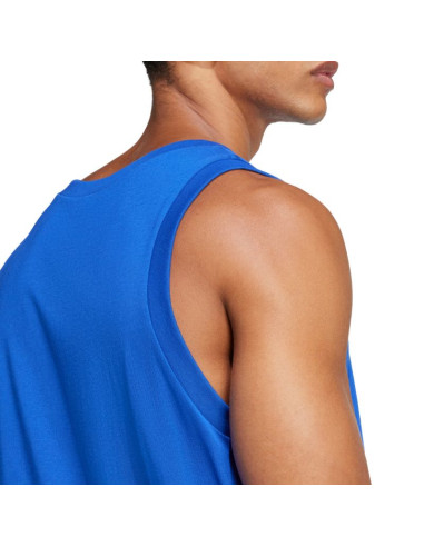 Koszulka męska adidas essentials small logo tank niebieska je8978