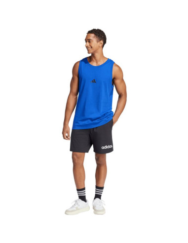 Koszulka męska adidas essentials small logo tank niebieska je8978