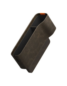 Baseus organizefun series car console storage organizer marble brown