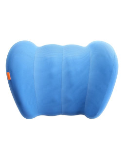 Poduszka lędźwiowa do samochodu baseus comfortride - niebieska