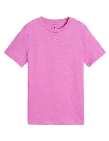 Koszulka dla dzieci puma ess centered cat logo tee różowa 692972 74