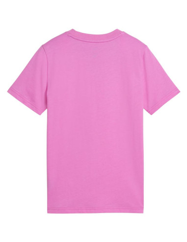 Koszulka dla dzieci puma ess centered cat logo tee różowa 692972 74