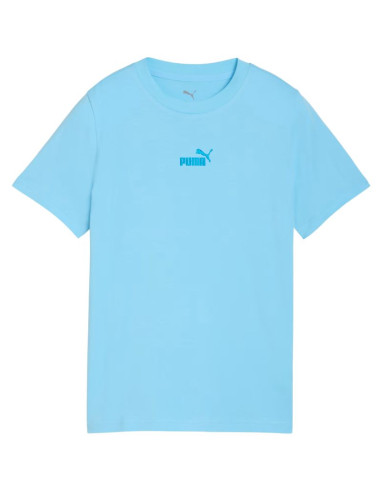 Koszulka dla dzieci puma ess small no.1 logo centered tee niebieska 692975 45