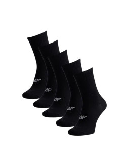Skarpety męskie 4f m481 5pak głęboka czerń 4fwmm00usocm481 20s