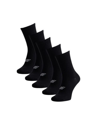 Skarpety męskie 4f m481 5pak głęboka czerń 4fwmm00usocm481 20s