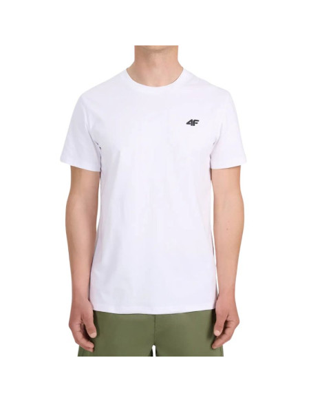Koszulka męska 4f m3341 biała 4fwmm00ttshm3341 10s
