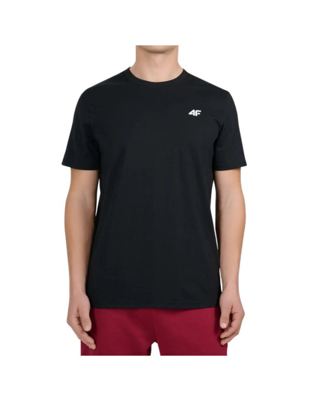 Koszulka męska 4f m3341 głęboka czerń 4fwmm00ttshm3341 20s