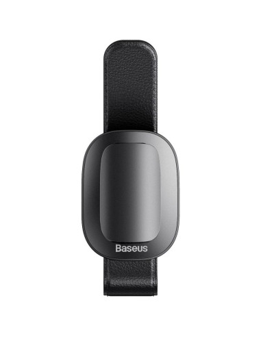 Baseus samochodowy uchwyt klips na okulary do okularów czarny (acyjn-b01)