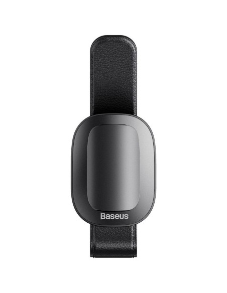 Baseus samochodowy uchwyt klips na okulary do okularów czarny (acyjn-b01)