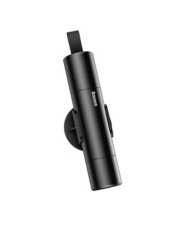 Baseus 2w1 młotek bezpieczeństwa zbijak do szyb + nóż do cięcia pasów szary (crsfh-0g)