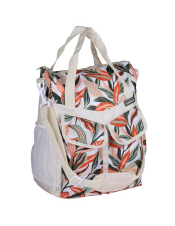 Sakwa torba rowerowa na bagażnik 20l dunlop kwiaty 2