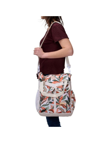 Sakwa torba rowerowa na bagażnik 20l dunlop kwiaty