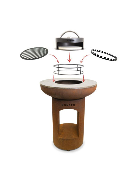 Bonfeu palenisko ogrodowe bonbiza czarne