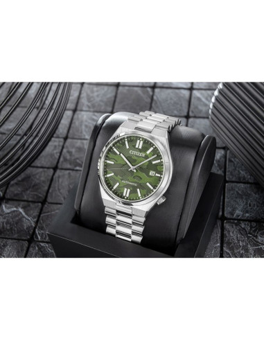 Zegarek męski citizen tsuyosa sapphire mechanical nj0159-86x + box