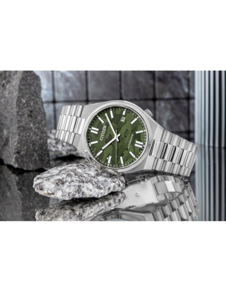 Zegarek męski citizen tsuyosa sapphire mechanical nj0159-86x + box