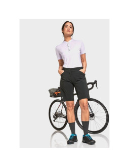 Spodenki rowerowe damskie schoffel shorts danube - black rozmiar: s