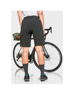 Spodenki rowerowe damskie schoffel shorts danube - black rozmiar: s 2