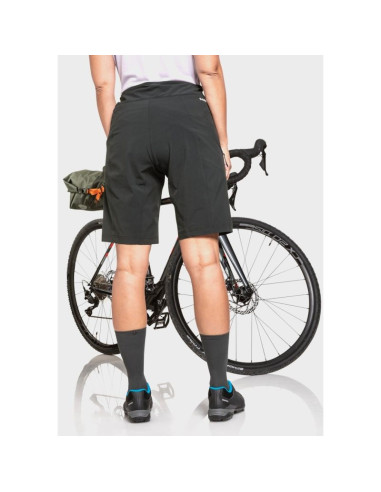 Spodenki rowerowe damskie schoffel shorts danube - black rozmiar: s