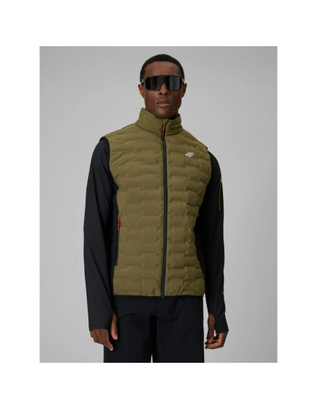 Bezrękawnik trekkingowy 4f pro z wypełnieniem primaloft silver męski 4f 4fwss26tvjam343-43s