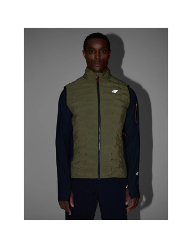 Bezrękawnik trekkingowy 4f pro z wypełnieniem primaloft silver męski 4f 4fwss26tvjam343-43s