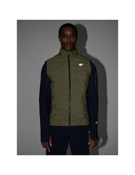 Bezrękawnik trekkingowy 4f pro z wypełnieniem primaloft silver męski 4f 4fwss26tvjam343-43s