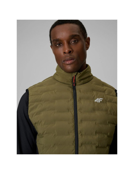 Bezrękawnik trekkingowy 4f pro z wypełnieniem primaloft silver męski 4f 4fwss26tvjam343-43s