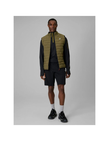 Bezrękawnik trekkingowy 4f pro z wypełnieniem primaloft silver męski 4f 4fwss26tvjam343-43s