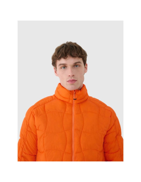 Kurtka puchowa trekkingowa z wypełnieniem primaloft silver męska 4f 4fwss25tdjam527-70s