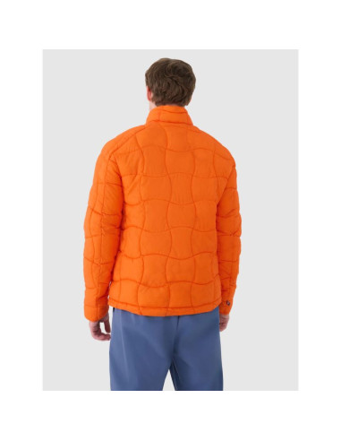 Kurtka puchowa trekkingowa z wypełnieniem primaloft silver męska 4f 4fwss25tdjam527-70s