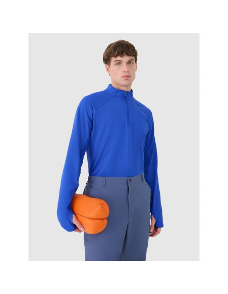 Kurtka puchowa trekkingowa z wypełnieniem primaloft silver męska 4f 4fwss25tdjam527-70s