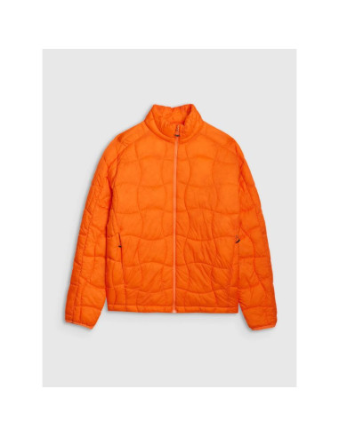 Kurtka puchowa trekkingowa z wypełnieniem primaloft silver męska 4f 4fwss25tdjam527-70s