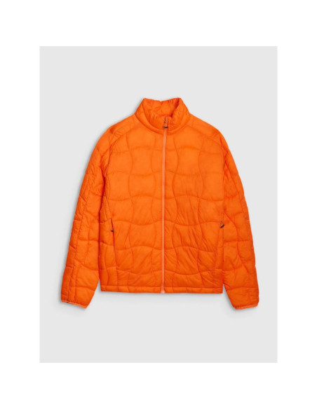 Kurtka puchowa trekkingowa z wypełnieniem primaloft silver męska 4f 4fwss25tdjam527-70s