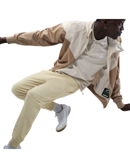 Spodnie męskie nike club knit jogger beżowe fq4330 229
