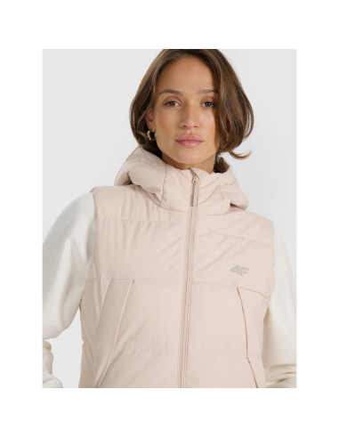 Bezrękawnik puchowy z wypełnieniem syntetycznym damski 4f 4fraw25tvjaf327-83s