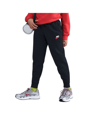 Spodnie dla dzieci nike sportswear club fleece czarne fd3008 015